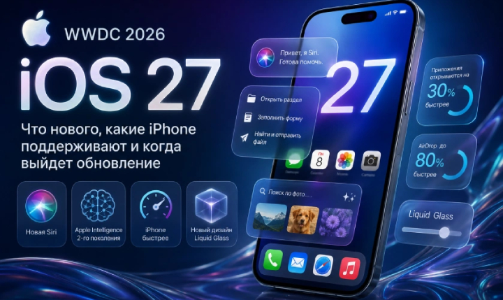 iOS 27 &mdash; главные нововведения