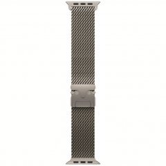 Apple Watch Ultra 2 GPS + Cellular, 49 мм, корпус из бежевого титана, ремешок Milanese бежевого цвета, M, MX5R3Q