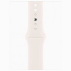 Apple Watch Series 11 GPS, 46 мм Rose Gold Aluminum Case with Light Blush Sport Band, S/M