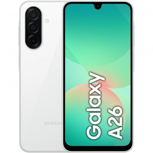 Смартфон Samsung Galaxy A26, 128 ГБ, Белый, White, SM-A266B06128WHT2E1S