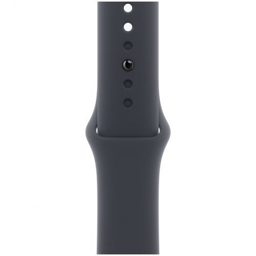 Apple Watch SE 2024, 40 мм, корпус из алюминия цвета «полуночный черный», спортивный ремешок цвета «полуночный черный» S/M, MXE73Q