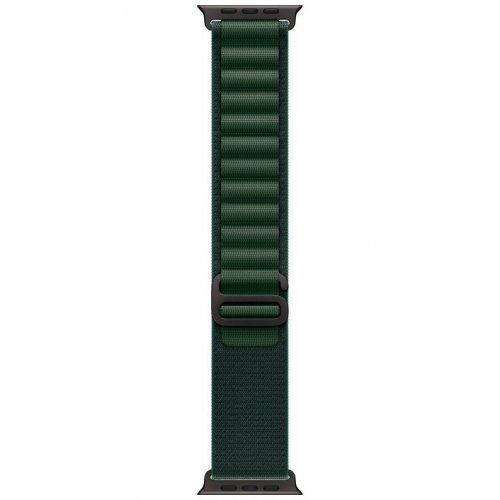Apple Watch Ultra 2 GPS + Cellular, 49 мм, корпус из черного титана, ремешок Alpine зеленого цвета, размер S, MX4Q3Q