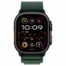 Apple Watch Ultra 2 GPS + Cellular, 49 мм, корпус из черного титана, ремешок Alpine зеленого цвета, размер M, MX4R3Q