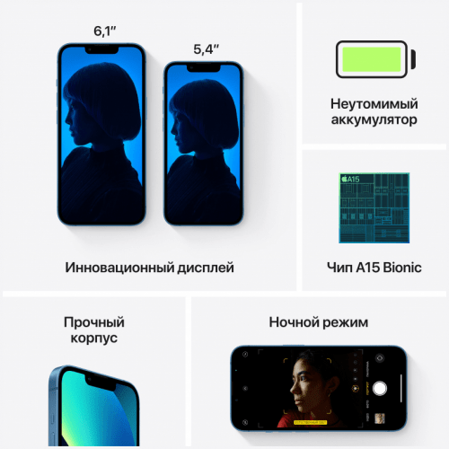 Apple iPhone 13, 256 ГБ, Red, Красный