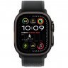 Apple Watch Ultra 2 GPS + Cellular, 49 мм, корпус черного из титана, ремешок Trail черного цвета, размер M/L, MX4V3Q