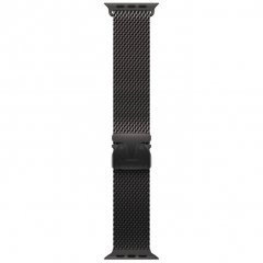 Apple Watch Ultra 2 GPS + Cellular, 49 мм, корпус из черного титана, ремешок Milanese черного цвета, размер S, MX4W3Q