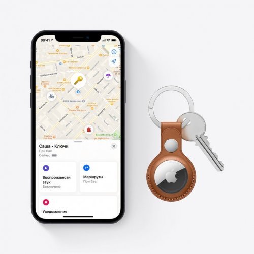 Поисковый трекер Apple AirTag, 4 штуки, белый, MX542