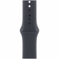 Apple Watch SE 2024, 44 мм, корпус из алюминия цвета «полуночный черный», спортивный ремешок цвета «полуночный черный» S/M, MXEJ3Q