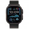 Apple Watch Ultra 2 GPS + Cellular, 49 мм, корпус из черного титана, ремешок Milanese черного цвета, размер L, MX5V3Q