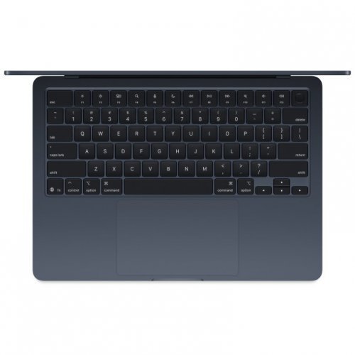 Apple MacBook Air 15" (M4, 10C CPU/10C GPU, 2025), 16 ГБ, 512 ГБ SSD, полуночный черный, Midnight, MW1M3