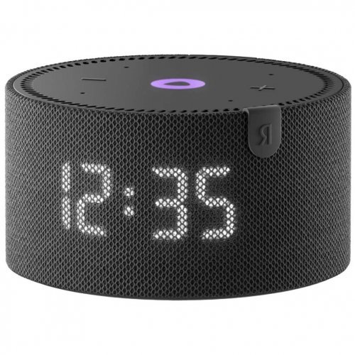 Умная колонка Яндекс мини c часами, черный оникс