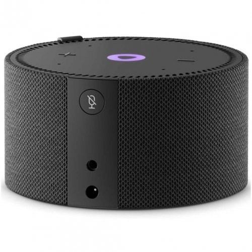 Умная колонка Яндекс мини c часами, черный оникс