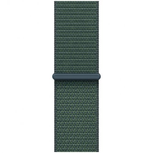 Apple Watch SE GPS + Cellular 2024, 40 мм, корпус из алюминия цвета «сияющая звезда», спортивный браслет зеленого цвета, MXGH3Q