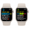 Apple Watch Series 8, 41 мм, корпус сияющая звезда, ремешок сияющая звезда, MNP63