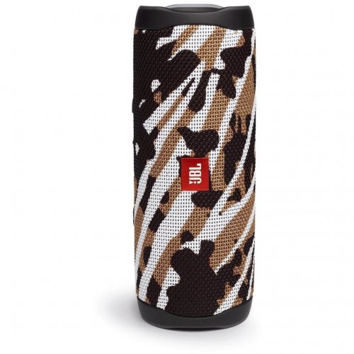 Беспроводная акустика JBL Flip 5, Black/White/Brown Camo