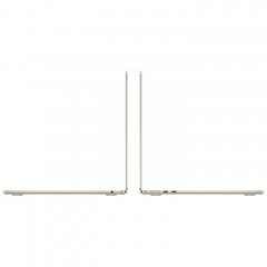 Apple MacBook Air 15" (M3, 8C CPU/10C GPU, 2024), 16 ГБ, 512 ГБ SSD, Starlight, Сияющая звезда MXD33