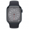 Apple Watch Series 8, 41 мм, корпус тёмная ночь, ремешок тёмная ночь, размер M/L, MNU83