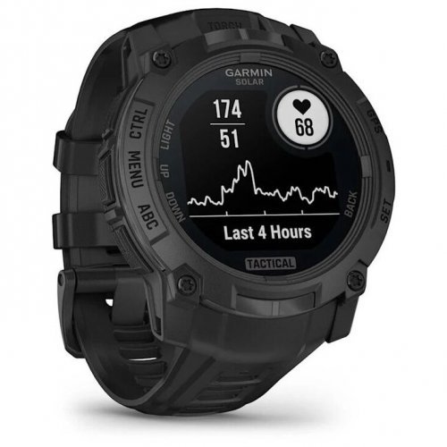 Спортивные часы Garmin Instinct 3 Solar Tactical Edition 50 мм, Black