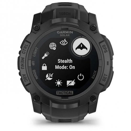 Спортивные часы Garmin Instinct 3 Solar Tactical Edition 50 мм, Black