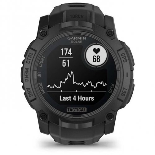 Спортивные часы Garmin Instinct 3 Solar Tactical Edition 50 мм, Black