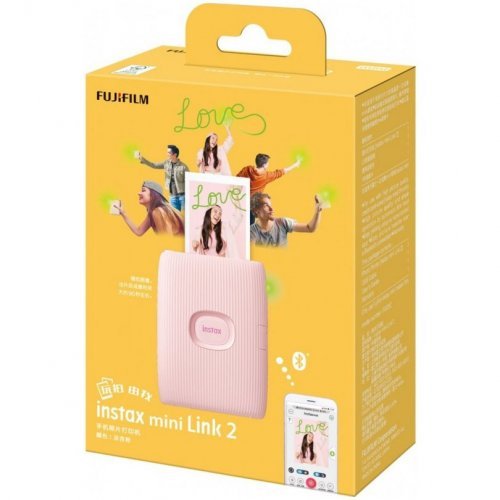Принтер портативный Fujifilm Instax Mini Link 2, розовый