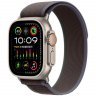 Apple Watch Ultra 2 GPS + Cellular, 49 мм, корпус из титана, ремешок Trail синего/черного цвета, размер S/M, MRFQ3