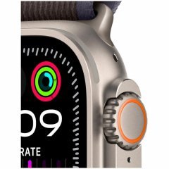Apple Watch Ultra 2 GPS + Cellular, 49 мм, корпус из титана, ремешок Trail синего/черного цвета, размер S/M, MRFQ3
