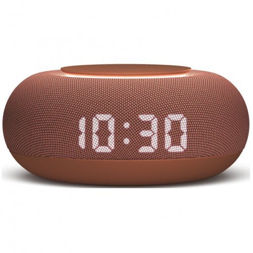 Умная колонка VK Капсула Мини с голосовым помощником Марусей, терракотовый