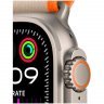 Apple Watch Ultra 2 GPS + Cellular, 49 мм, корпус из титана, ремешок Trail оранжевого/бежевого цвета, размер M/L, MRF23