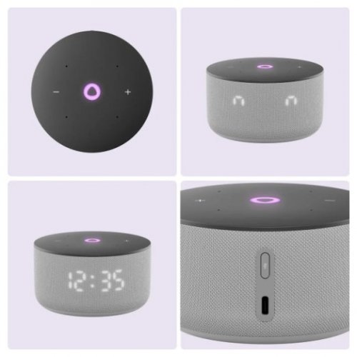 Умная колонка Яндекс Станция Мини 3 с Алисой, серый