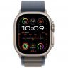 Apple Watch Ultra 2 GPS + Cellular, 49 мм, корпус из титана, ремешок Alpine синего цвета, размер S, MRFA3