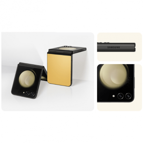 Смартфон Samsung Galaxy Z Flip5, 256 ГБ, желтый, Yellow, SM-F731BZYA