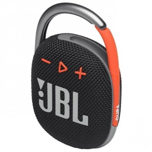 Портативная беспроводная колонка JBL Clip 4, Black/Orange