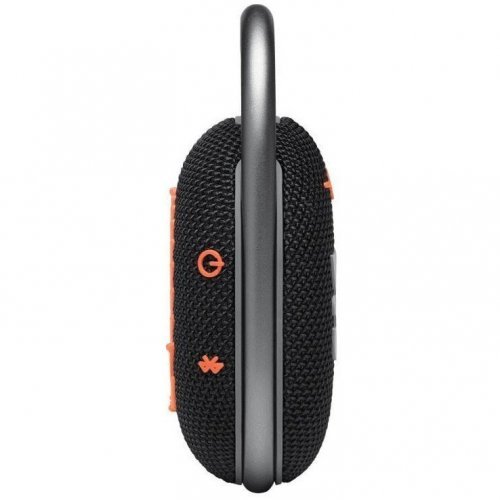 Портативная беспроводная колонка JBL Clip 4, Black/Orange