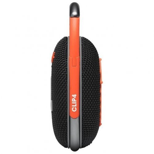 Портативная беспроводная колонка JBL Clip 4, Black/Orange
