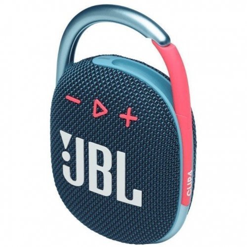 Портативная беспроводная колонка JBL Clip 4, Blue/Pink