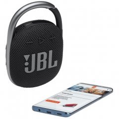 Портативная беспроводная колонка JBL Clip 4, Black
