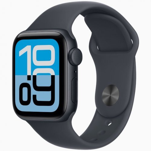 Apple Watch SE 3 GPS, 44 мм Midnight Aluminum Case with Midnight Sport Band, M/L