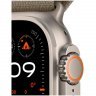 Apple Watch Ultra 2 GPS + Cellular, 49 мм, корпус из титана, ремешок Alpine оливкового цвета, размер L, MRF03