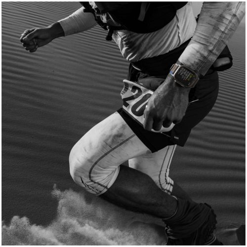 Apple Watch Ultra GPS + Cellular, 49 мм, корпус из титана, ремешок зеленый, размер L, MQFP3