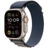 Apple Watch Ultra 2 GPS + Cellular, 49 мм, корпус из титана, ремешок Alpine синего цвета, размер L, MRFD3