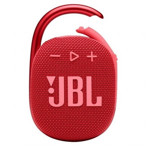 Портативная беспроводная колонка JBL Clip 4, Red