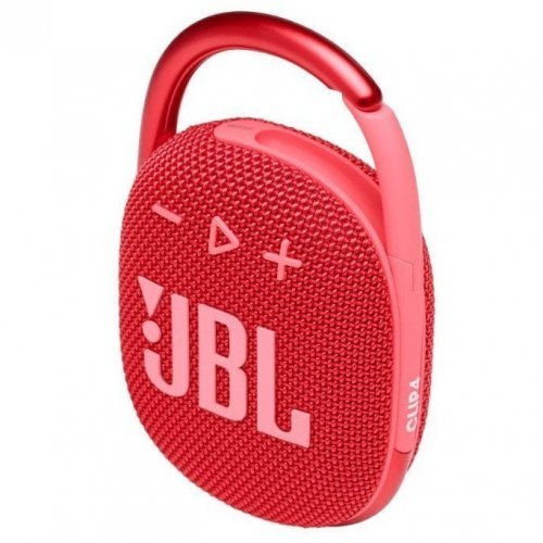 Портативная беспроводная колонка JBL Clip 4, Red