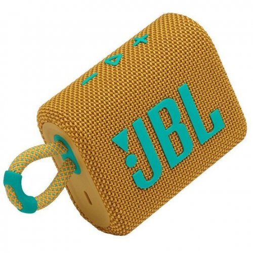 Беспроводная акустика JBL GO 3, Yellow