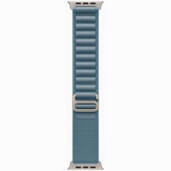 Apple Watch Ultra 3 GPS + Cellular, 49 мм Natural Titanium Case with Light Blue Alpine Loop, M