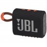 Беспроводная акустика JBL GO 3, Black/Orange