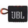 Беспроводная акустика JBL GO 3, Black/Orange