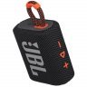Беспроводная акустика JBL GO 3, Black/Orange