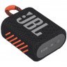 Беспроводная акустика JBL GO 3, Black/Orange
