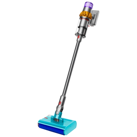 Беспроводной вертикальный пылесос Dyson V15s Detect Submarine SV47, Yellow/Nickel